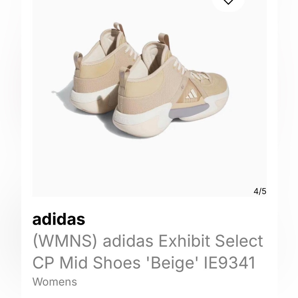 Adidas (WMNS) adidas Exhibit Select
CP Mid Shoes 'Beige' IE9341. NEW - Picture 11 of 12